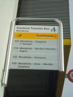 (147'824) - PostAuto-Haltestelle - Medrisio, Stazione Transito Bus - am 6. November 2013