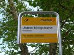 (151'878) - PostAuto-Haltestelle - Interlaken, Untere Bnigstrasse - am 28. Juni 2014
