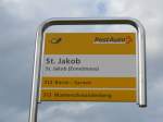 (154'661) - PostAuto-Haltestelle - St. Jakob (Ennetmoos), St. Jakob - am 30. August 2014