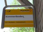 (160'953) - PostAuto-Haltestelle - Kemmeriboden - am 24. Mai 2015