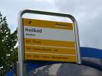 (165'247) - PostAuto-Haltestelle - Andeer, Heilbad - am 19. September 2015