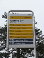 (168'772) - PostAuto-Haltestelle - Frick, Unterdorf - am 20.