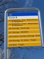 (169'897) - PostAuto-Haltestelle - Heiden, Post - am 12. April 2016