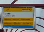 (177'514) - PostAuto-Haltestelle - Monthey-Ville, Gare - am 1.