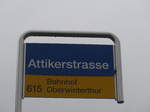(179'653) - SW/PostAuto-Haltestelle - Wiesendangen, Attikerstrasse - am 16.