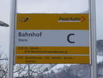 PostAuto/596266/186801---postauto-haltestelle---stans-bahnhof (186'801) - PostAuto-Haltestelle - Stans, Bahnhof - am 9. Dezember 2017