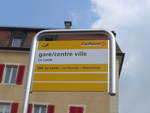 PostAuto/655317/203615---postauto-haltestelle---le-locle (203'615) - PostAuto-Haltestelle - Le Locle, gare/centre ville - am 13. April 2019