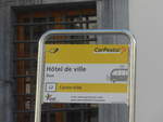 PostAuto/676422/209482---postauto-haltestelle---sion-htel (209'482) - PostAuto-Haltestelle - Sion, Htel de ville - am 9. September 2019