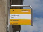 (209'775) - PostAuto-Haltestelle - Furka, Passhhe - am 22.