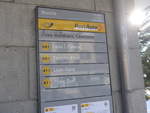 PostAuto/688284/213253---postauto-haltestelle---flims-waldhaus (213'253) - PostAuto-Haltestelle - Flims Waldhaus, Caumasee - am 1. Januar 2020