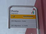 (213'888) - PostAuto-Haltestelle - Bignasco, Posta - am 18. Januar 2020
