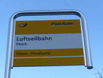 PostAuto/690067/214133---postauto-haltestelle---fiesch-luftseilbahn (214'133) - PostAuto-Haltestelle - Fiesch, Luftseilbahn - am 9. Februar 2020