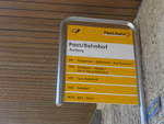 (217'150) - PostAuto-Haltestelle - Aarberg, Post/Bahnhof - am 21.