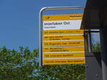 PostAuto/738254/225848---postauto-haltestelle---interlaken-interlaken 225'848) - PostAuto-Haltestelle - Interlaken, Interlaken Ost - am 11. Juni 2021