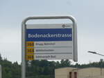 PostAuto/746020/227175---a-wellepostauto-haltestelle---brugg-bodenackerstrasse (227'175) - A-welle/PostAuto-Haltestelle - Brugg, Bodenackerstrasse - am 9. August 2021