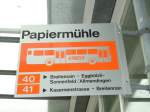 (132'426) - RBS-Haltestelle - Papiermhle, Bahnhof - am 24.