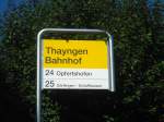 (128'927) - SB-Haltestelle - Thayngen, Bahnhof - am 22.