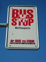 (141'750) - Dr Bus vu Chur-Haltestelle - Chur, Waffenplatz - am 15. September 2012