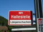 (128'223) - STI-Haltestelle - Oberhofen, Lngenschachen - am 1. August 2010