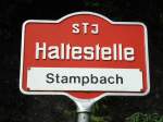 (128'228) - STI-Haltestelle - Merligen, Stampbach - am 1. August 2010