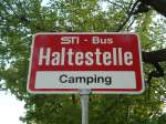 (133'349) - STI-Haltestelle - Gwatt, Camping - am 21. April 2011