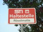 (133'354) - STI-Haltestelle - Gwatt, Rsslimatte - am 21.