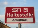 (133'355) - STI-Haltestelle - Gwatt, Zeughaus - am 21.