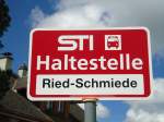(133'871) - STI-Haltestelle - Unterlangenegg, Ried-Schmiede - am 28.