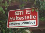 (133'877) - STI-Haltestelle - Fahrni, Emberg Schmiede - am 28.