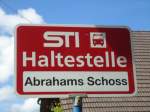 (133'878) - STI-Haltestelle - Fahrni, Abrahams Schoss - am 28. Mai 2011