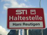 (134'630) - STI-Haltestelle - Reutigen, Hani Reutigen - am 2.