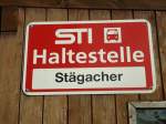 (136'764) - STI-Haltestelle - Goldiwil, Stgacher - am 20. November 2011