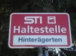 STI Thun/284463/136783---sti-haltestelle---heimenschwand-hinteraegerten (136'783) - STI-Haltestelle - Heimenschwand, Hintergerten - am 21. November 2011