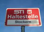 (136'808) - STI-Haltestelle - Wattenwil, Stockern - am 22. November 2011