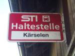 (136'826) - STI-Haltestelle - Krselen, Krselen - am 22.