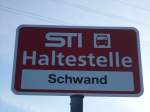 (136'842) - STI-Haltestelle - Niederstocken, Schwand - am 22.