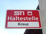 (136'853) - STI-Haltestelle - Amsoldingen, Kreuz - am 22.