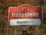 (137'051) - STI-Haltestelle - Sundlauenen, Balmholz - am 28.