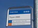 (178'191) - Theytaz-Haltestelle - Thyon 2000 - am 28.