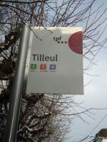 (131'097) - TPF-Haltestelle - Fribourg, Tilleul - am 26.