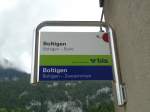 (139'350) - TPF- + bls-bus-Haltestelle - Boltigen, Bahnhof - am 10. Juni 2012