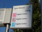 (199'722) - TPL-Haltestelle - Lugano, Piazza Manzoni - am 7.