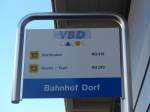 VBD Davos/474114/167779---vbd-haltestelle---davos-bahnhof (167'779) - VBD-Haltestelle - Davos, Bahnhof Dorf