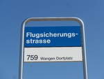 (215'911) - VBG-Haltestelle - Blach, Flugsicherungsstrasse - am 6. April 2020