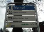 (131'470) - VBL-Haltestelle - Luzern, Maihof - am 8.
