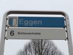 (149'000) - VBL-Haltestelle - Luzern, Eggen - am 16. Februar 2014