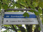VBL Luzern/588507/185160---vbl-haltestelle---luzern-zumbachhof (185'160) - VBL-Haltestelle - Luzern, Zumbachhof - am 18. September 2017