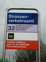 (143'794) - VBZ-Haltestelle - Zrich, Strassenverkehrsamt - am 21. April 2013