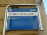 (147'344) - VMCV-Haltestelle - Escaliers de la Gare - am 22. September 2013