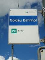 ZVB Zug/288202/139455---zvb-haltestelle---goldau-bahnhof (139'455) - ZVB-Haltestelle - Goldau, Bahnhof - am 11. Juni 2012